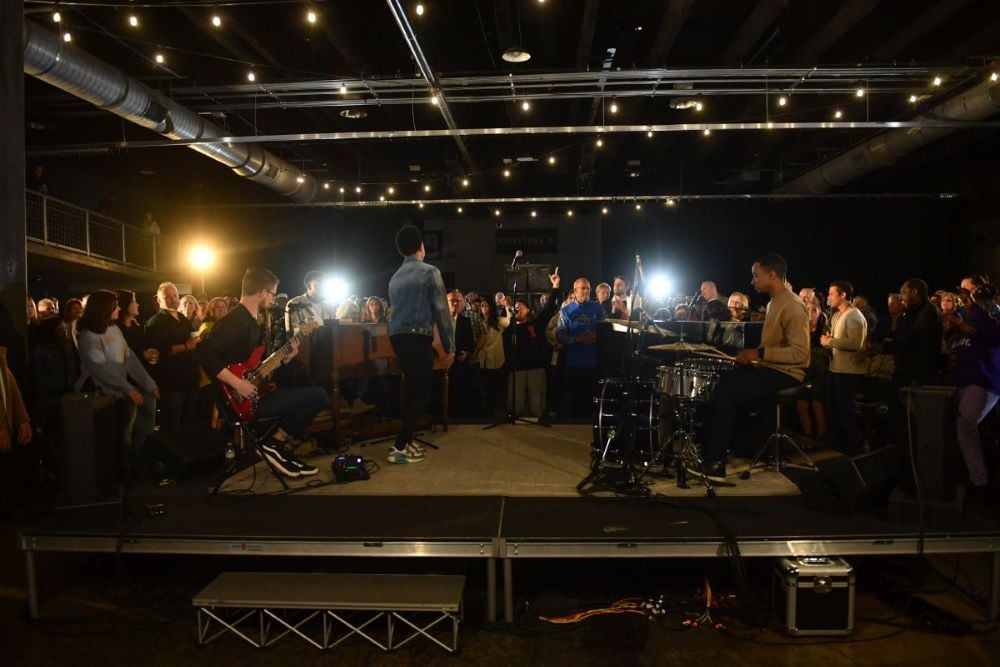 Home Free 2025 Tour USA concert scene with fans enjoying the performance