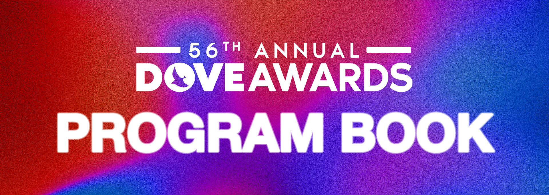 Dove Awards Program Book